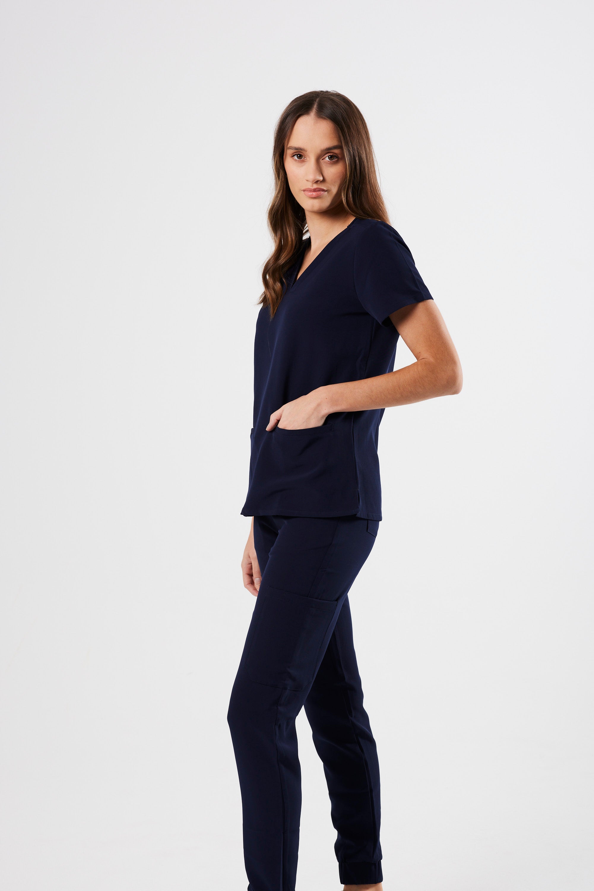 CLASSIC WOMEN'S JOGGER SCRUB PANTS (NAVY) – Zzuri Medical Scrubs