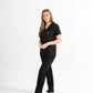 SUPER-SOFT CARGO WOMEN'S SCRUB PANTS (BLACK)