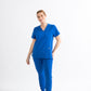 SUPER-SOFT THREE POCKET WOMEN'S SCRUB TOP (ROYAL BLUE)