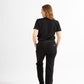 SUPER-SOFT CARGO WOMEN'S SCRUB PANTS (BLACK)