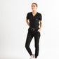 SUPER-SOFT WOMEN'S JOGGER SCRUB PANTS (BLACK)