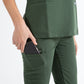 SUPER-SOFT WOMEN'S JOGGER SCRUB PANTS (KHAKI GREEN)