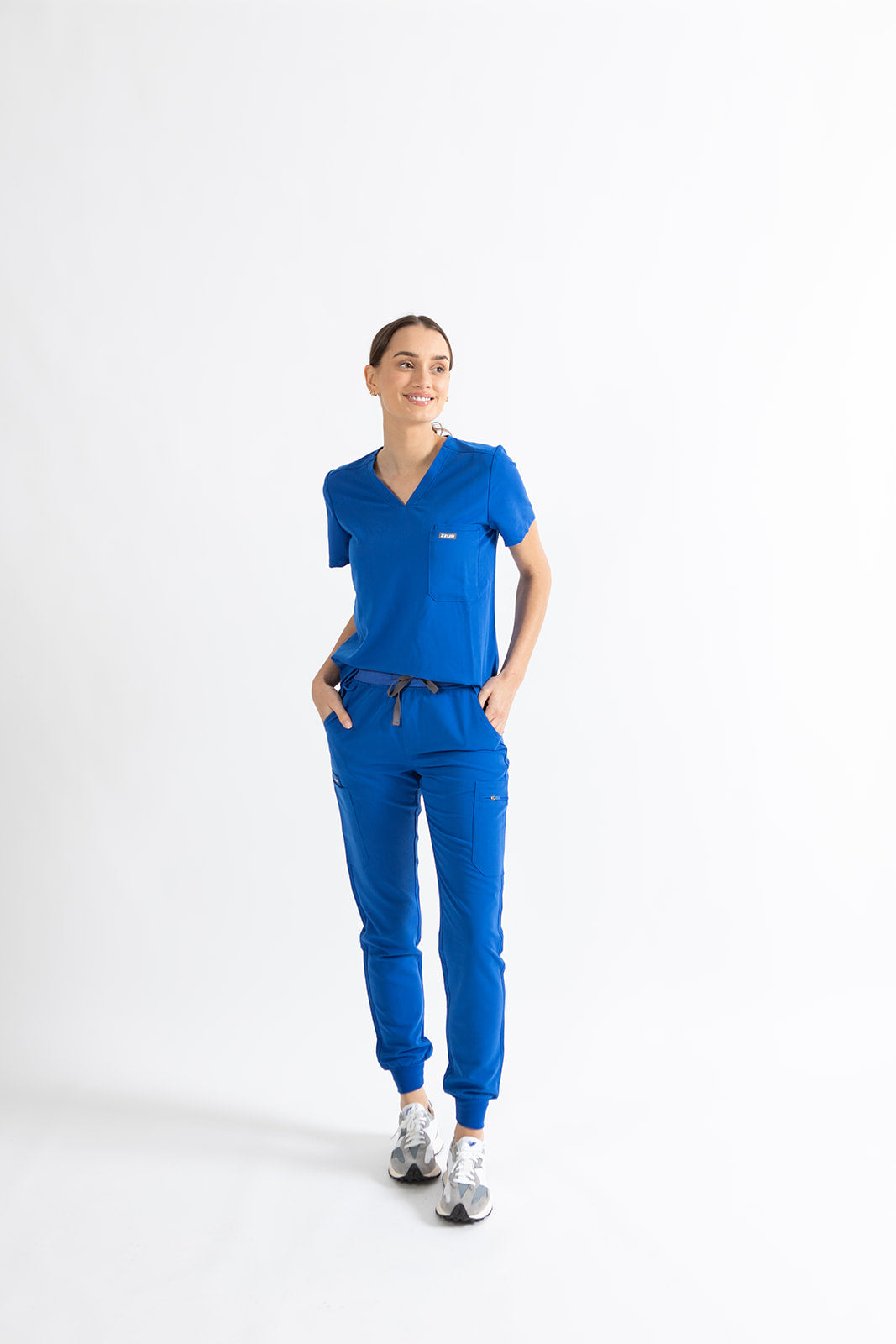 SUPER-SOFT WOMEN'S JOGGER SCRUB PANTS (ROYAL BLUE)