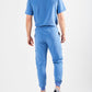 CLASSIC V-NECK WITH SIDE POCKETS MEN'S SCRUB TOP (CEIL BLUE) - NEW ARRIVALS